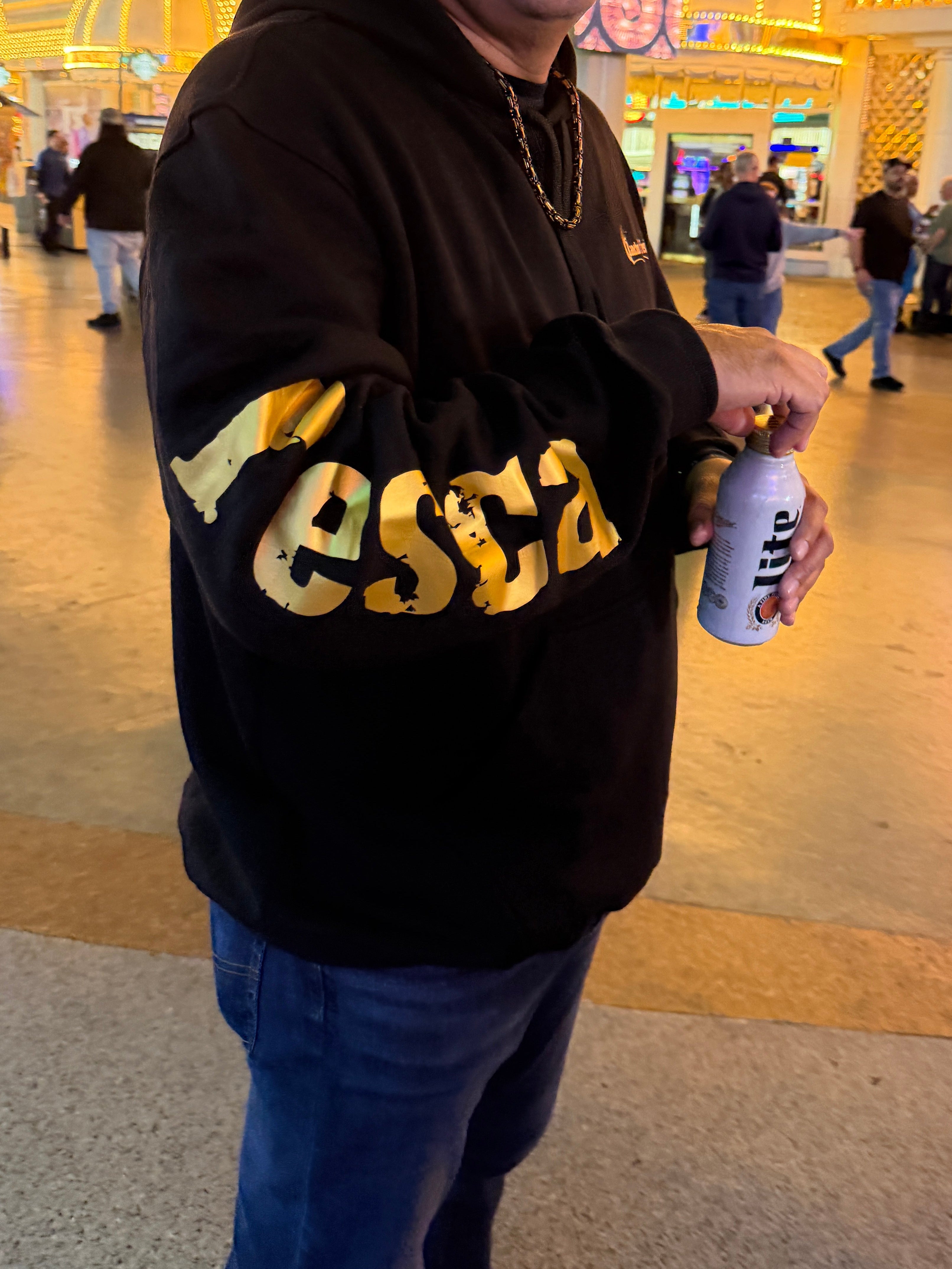 Premium Black and Gold Hoodie
