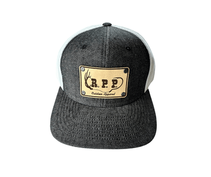 Black Denim Trucker Mesh center Image
