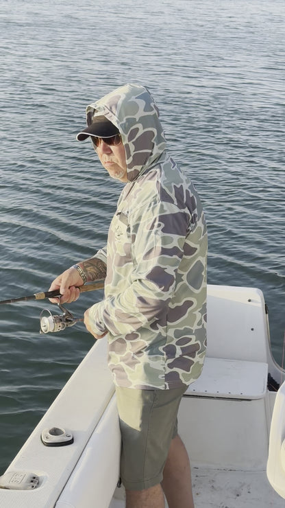 The Cool Green Camo Hoodie